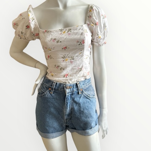 vintage orange tab levi’s shorts - Picture 2 of 5